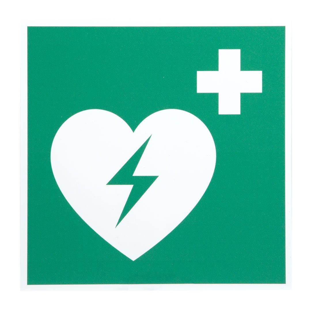 AED-Rettungszeichen: den Defibrillator-Standort normgerecht kennzeichnen